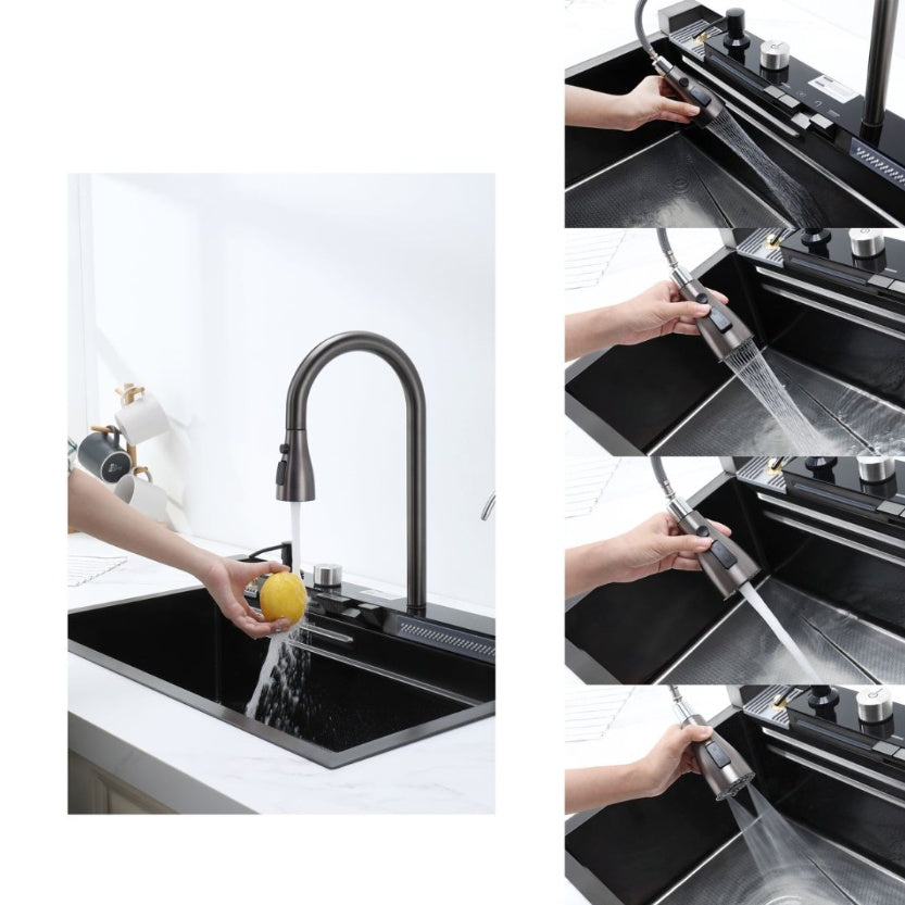 Pull-out Facuet and Cutting Board for Sink!