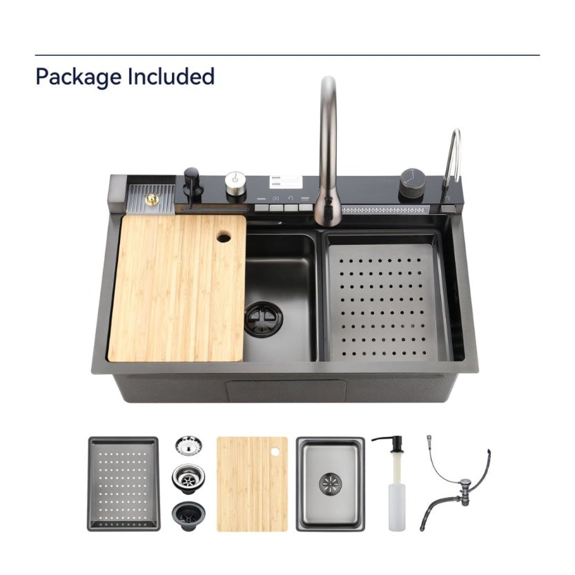Pull-out Facuet and Cutting Board for Sink!