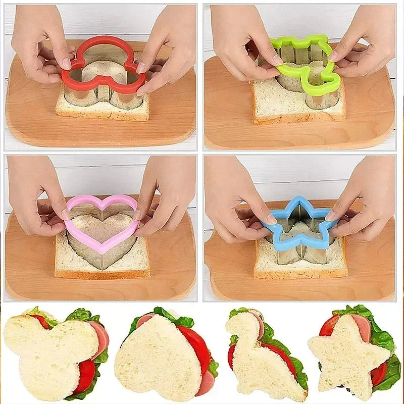 4-Piece Sandwich Cutter Set