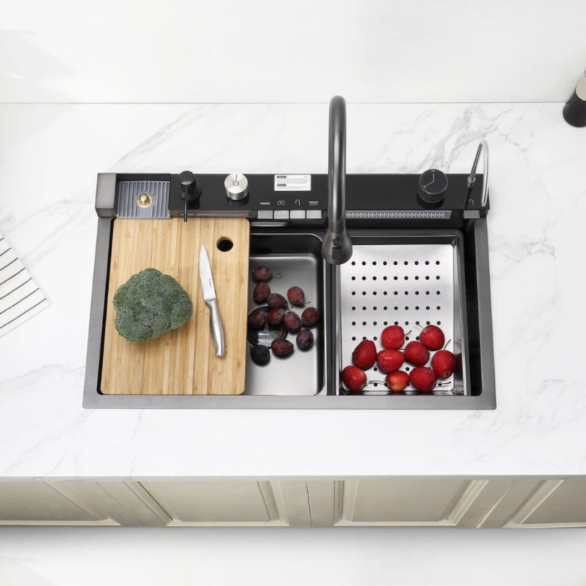 Pull-out Facuet and Cutting Board for Sink!