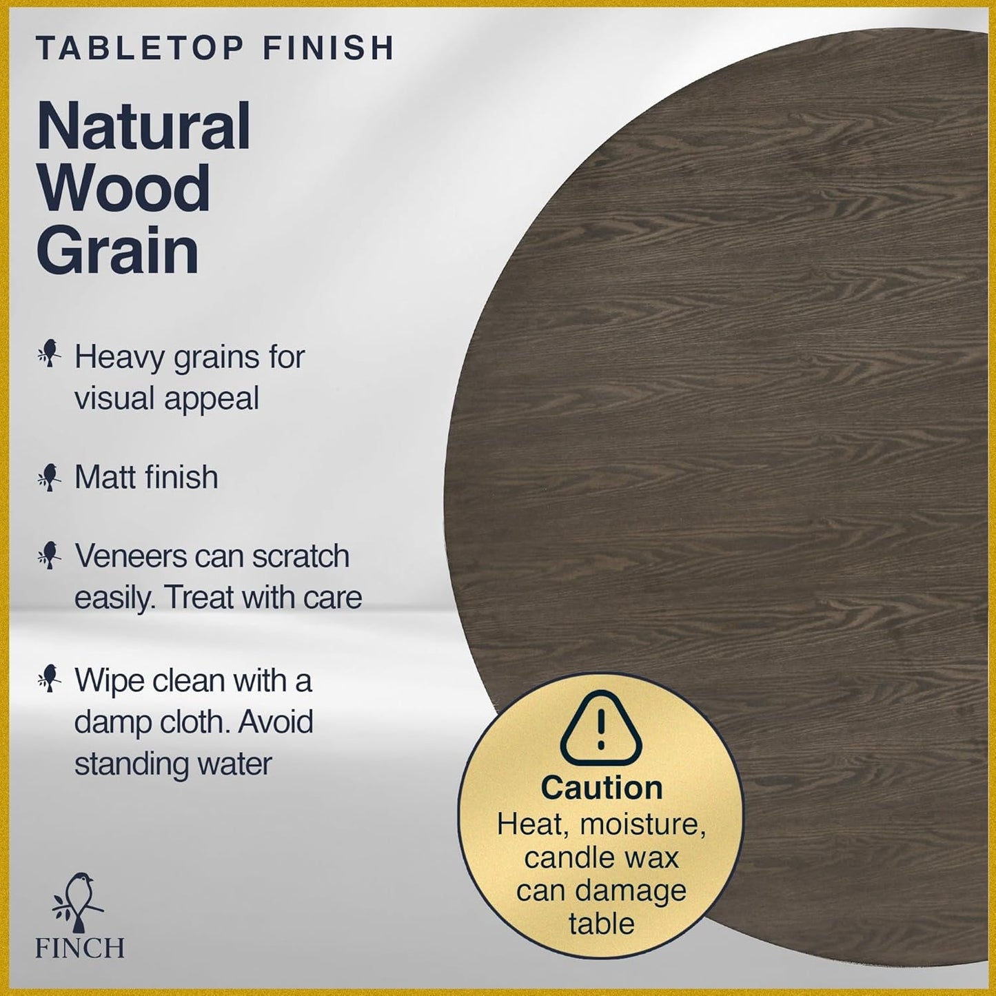 Solid Wood Rustic Dining Table
