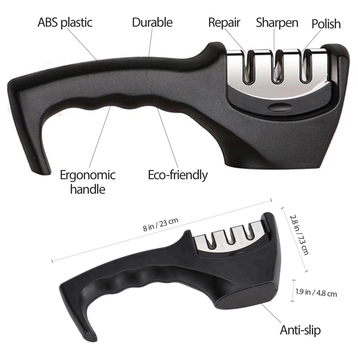 3-Step Knife Sharpener